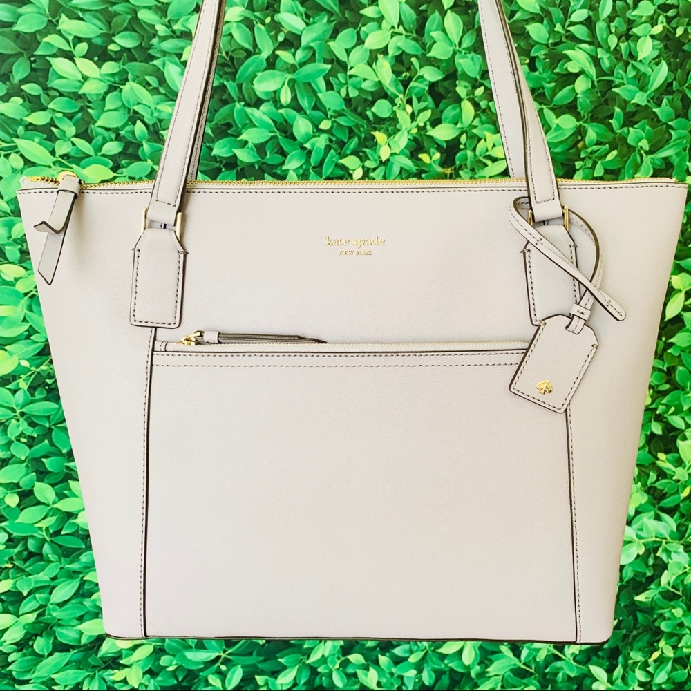 Kate Spade Cameron Large Pocket Tote Icy Lavender - Picture 4 of 8